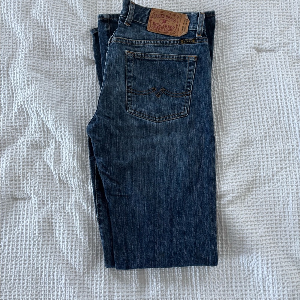 Lucky Brand Dark Blue Flare Jeans - Picture 3 of 9
